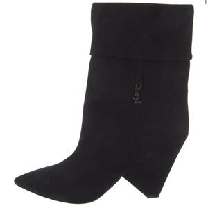 Yves Saint Laurent Black Heeled Boots